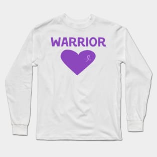 Purple Ribbon Gifts Get Well Gift Awareness Eating Disorders Domestic Violence Lupus Fibromyalgia Long Sleeve T-Shirt